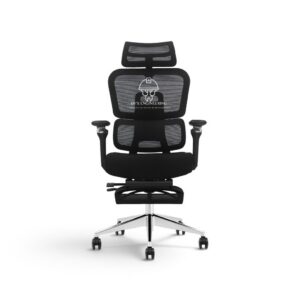 Fauteuil directeur / agent en tissu noir
