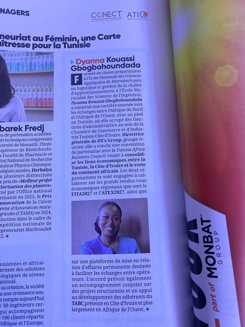 Portrait de Dyanna Kouassi, directrice générale de DY’S GROUP